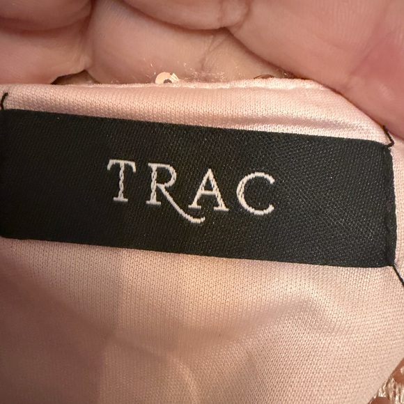 Trac Gold and Cream Sequin Bodycon Mini Dress Y2K - Picture 3 of 3